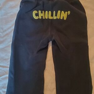 Gymboree Black Chillin' Sweatpants